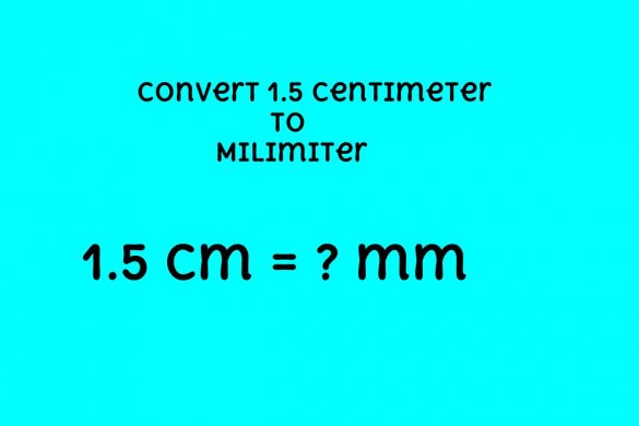 Centimeters to Millimeters Conversion