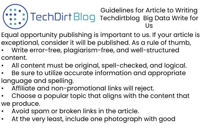 Guidelines for Article to Writing techdirtblog