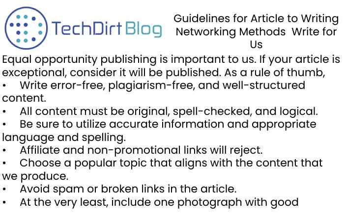 Guidelines for Article to Writing techdirtblog