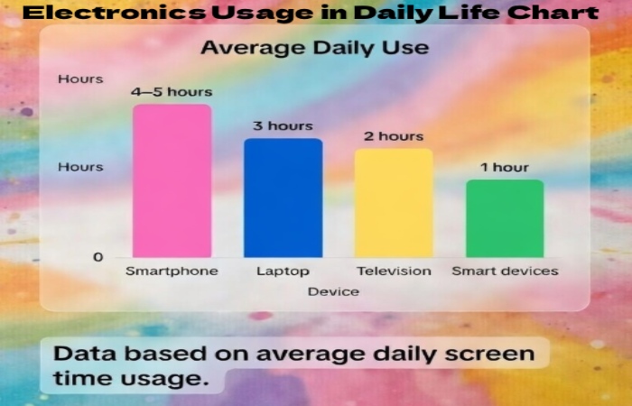 electronics usage in daily life chart
