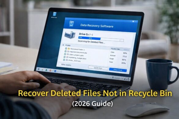 recover deleted files not in recycle bin