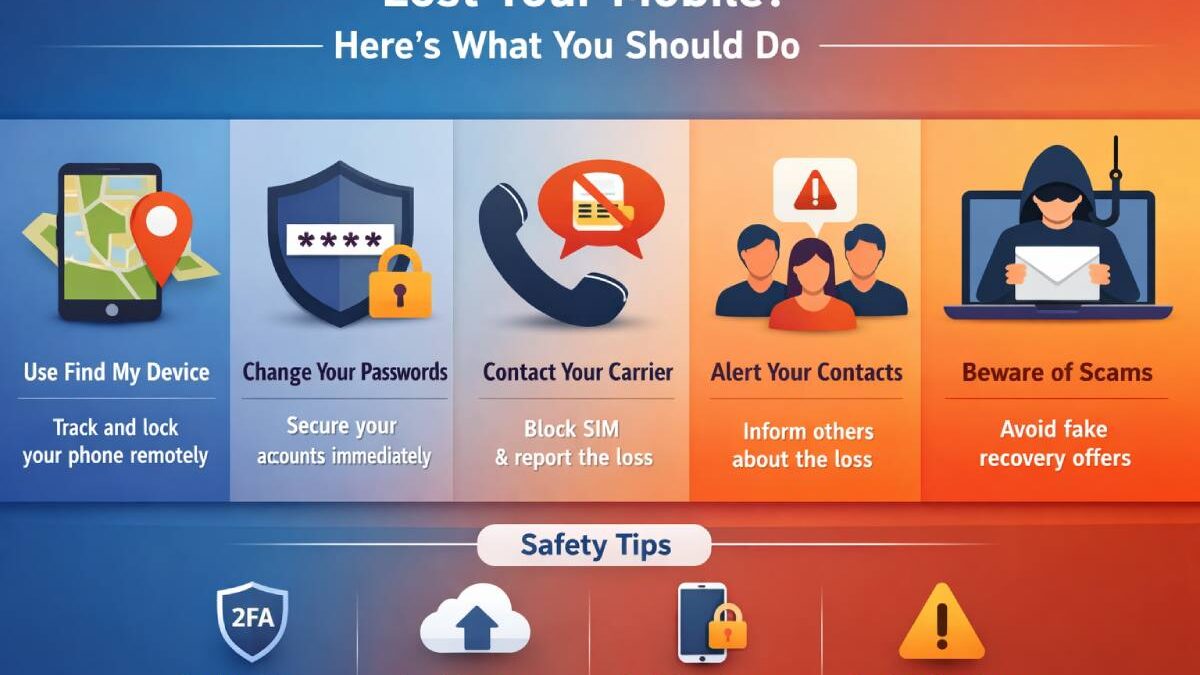 Lost Your Mobile? Easy Steps to Protect Data Fast